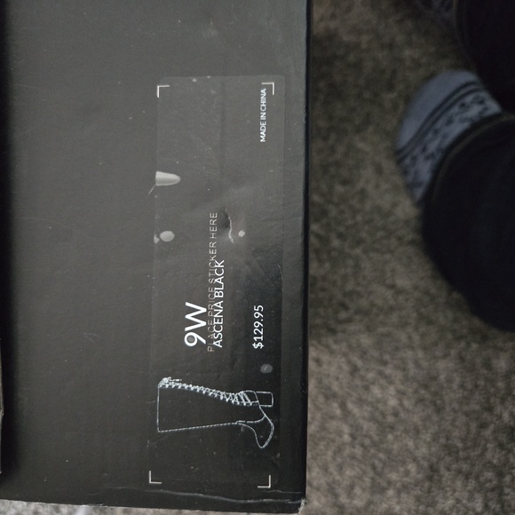 Black Knee-High Lace-Up Boots - Picture 2 of 4